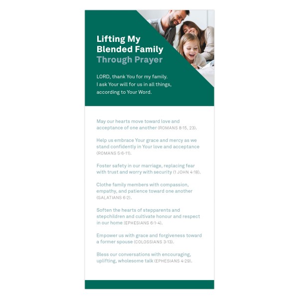 Bookmark Prayer Card - Blended Family