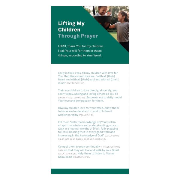 Bookmark Prayer Card - Child