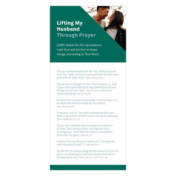 Bookmark Prayer Card - Husband